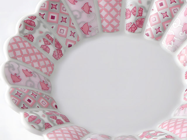 Hana Rikyu round plates plate GIFT SETS HANA RIKYU HASAMI PORCELAIN PLATES SALAD PLATES