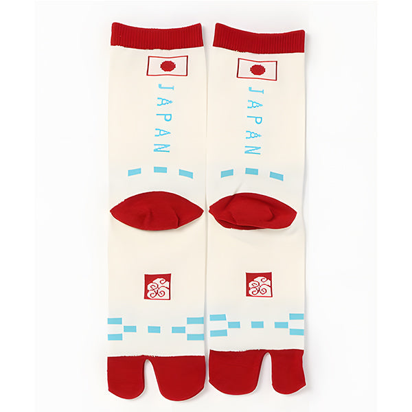 Hinomaru socks socks EUR 40~43 JP 25~28cm KAYA MADE IN JAPAN SOCKS TABI UK 6~8 US Men 7~10 US Women 8~11