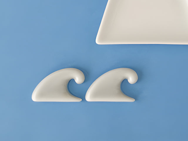 Nami chopsticks rests ×2 Chopsticks CHOPSTICKS RESTS MINO CERAMIC