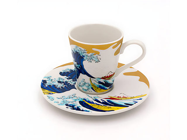 Hokusai expresso cups Drinkware & glasses COFFEE COFFEE CUPS GIFT SETS KUTANI PORCELAIN