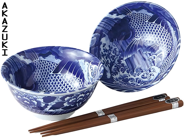 Koi rice bowls BOWL BOWLS GIFT SETS MINO CERAMIC NEW RICE BOWLS SOUP BOWLS