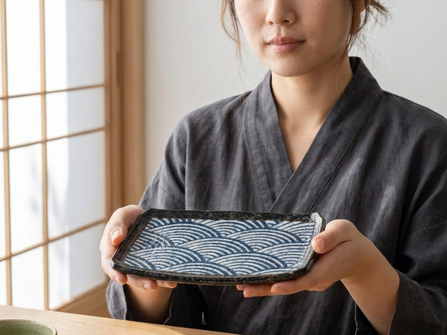 Nami rectangular plates x4