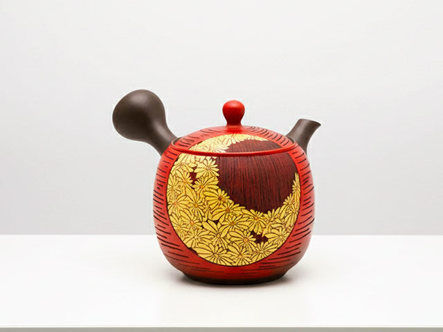 Kinsai kiku kyusu Teapot and teaset TEAPOTS TOKONAME CERAMIC