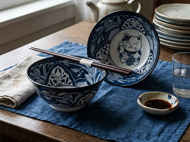 Maneki bowls gift set