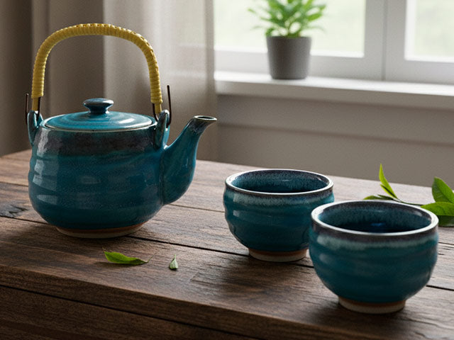 Midori tea set Teapot and teaset GIFT SETS MINO CERAMIC TEA SETS