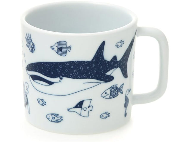 Jinbeizame mugs ×2 COCO MARINE COFFEE COFFEE CUPS GIFT SETS HASAMI PORCELAIN MUGS