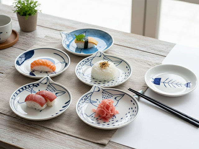 Neco plates gift set plate GIFT SETS HASAMI PORCELAIN PLATES SALAD PLATES SMALL PLATES