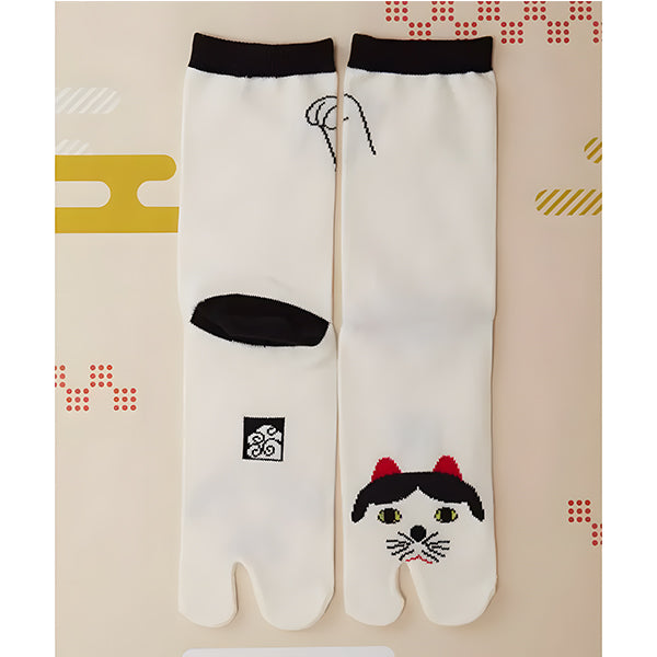 Neko socks socks EUR 37~39 JP 23~25cm KAYA MADE IN JAPAN SOCKS TABI UK 4~6 US Men 5~7 US Women 6~8