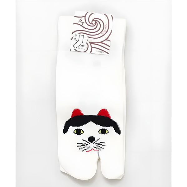 Neko socks socks EUR 37~39 JP 23~25cm KAYA MADE IN JAPAN SOCKS TABI UK 4~6 US Men 5~7 US Women 6~8