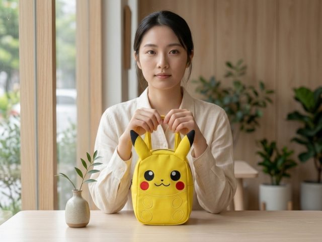Pikachu bag bento supplies BAGS BENTO BENTO ACCESSORIES PIKACHU