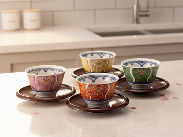 Hasami Porcelain Tea Cups - Thumbnail 3