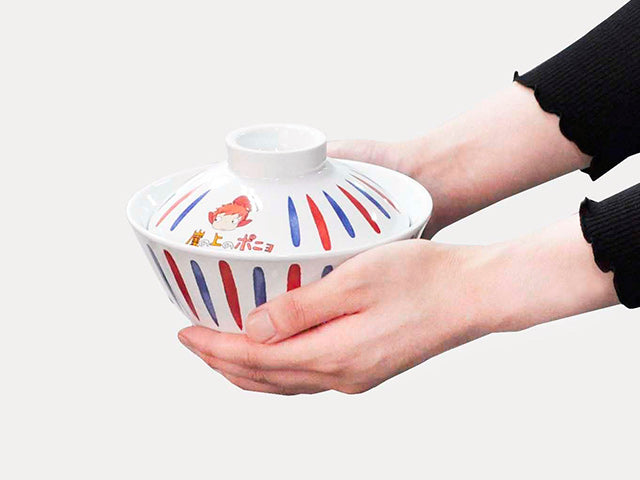 Ponyo bowl with lid x1 BOWL BOWLS BOWLS WITH LIDS DONBURI BOWLS PONYO RAMEN BOWLS