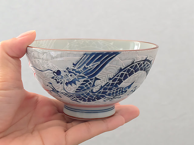 Ryu bowls ×4 BOWL BOWLS DONBURI BOWLS GIFT SETS MINO CERAMIC RICE BOWLS