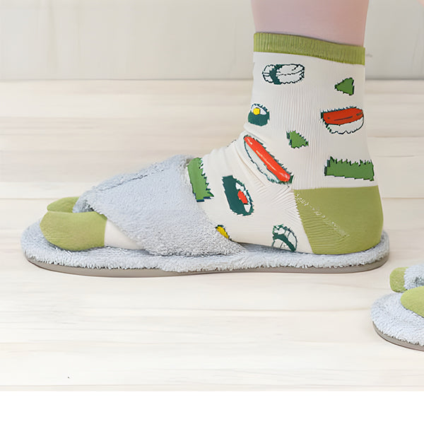 Sushi socks socks EUR 36~38 JP 22~24cm MADE IN JAPAN SOCKS TABI UK 3~5 US Men 4~6 US Women 4~6 WA