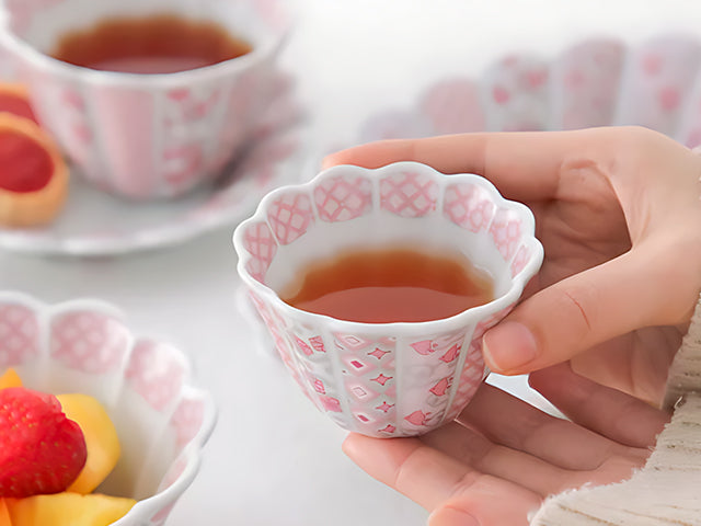 Hana Rikyu Cup Tea cup COFFEE CUPS HANA RIKYU HASAMI PORCELAIN SAKE CUPS TEA CUPS