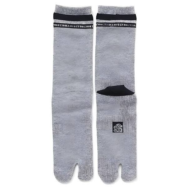 Watari grey socks socks EUR 40~43 JP 25~28cm KAYA MADE IN JAPAN SOCKS TABI UK 6~8 US Men 7~10 US Women 8~11