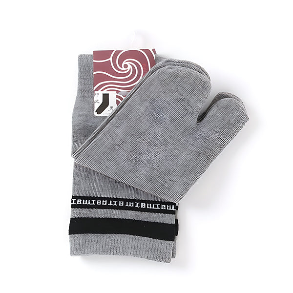 Watari grey socks socks EUR 40~43 JP 25~28cm KAYA MADE IN JAPAN SOCKS TABI UK 6~8 US Men 7~10 US Women 8~11
