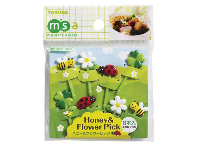 Pick Honey & Flower bento supplies BENTO ACCESSORIES PICKS