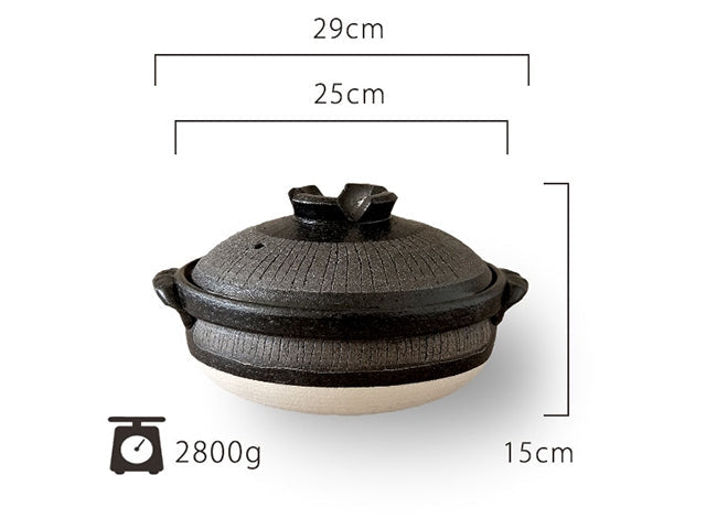 Donabe Tokusa Donabe BANKO CERAMIC COOKWARE DONABE CLAY POTS POTS