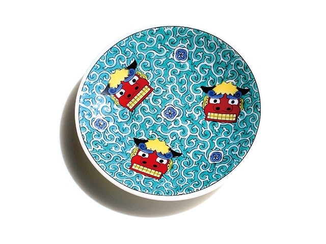 Shishimai plate plate KUTANI PORCELAIN PLATES SMALL PLATES