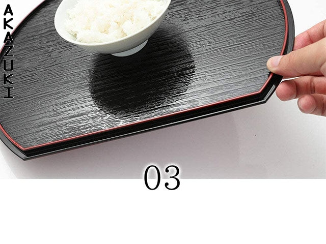 Half moon trays set plate TRAYS