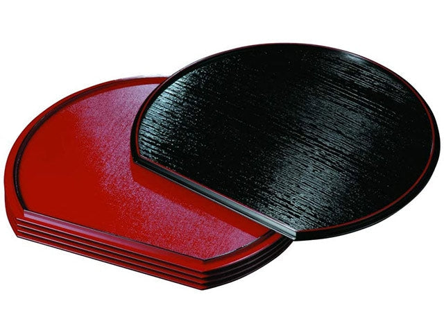 Half moon trays set plate TRAYS