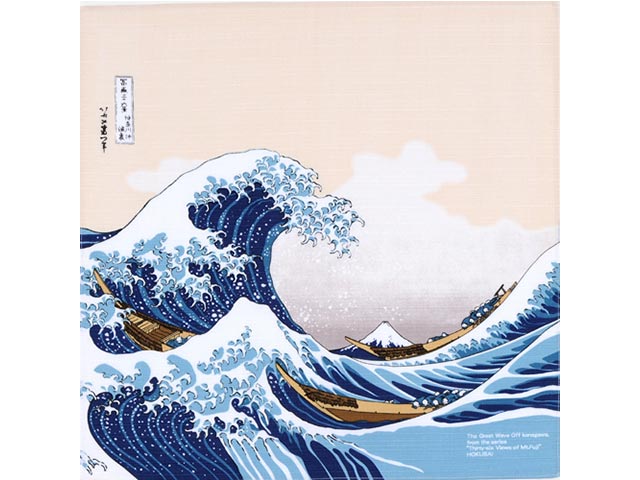 Hokusai Furoshiki (104CM) furoshiki FUROSHIKI