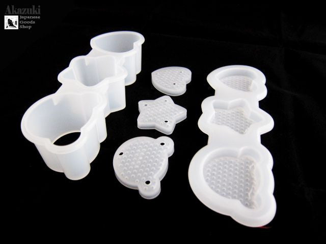 Easy Rice mold heart star bear shape bento supplies BENTO ACCESSORIES ONIGIRIS RICE MOLDS