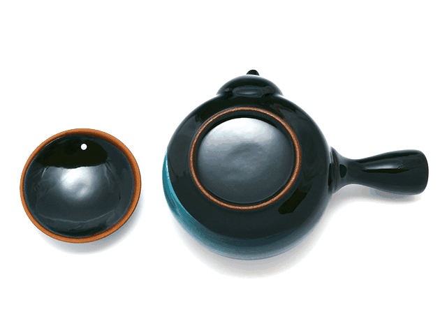 Emerald kyusu teapot Teapot and teaset TEAPOTS