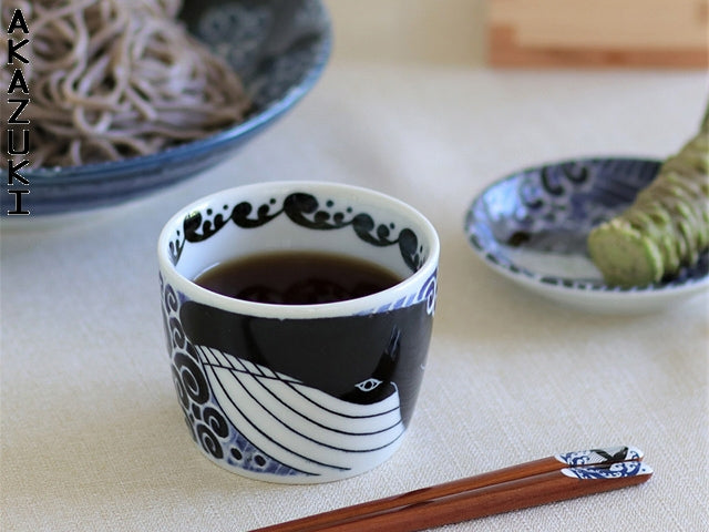 kujira cups x4 Tea cup SOBA CHOKO