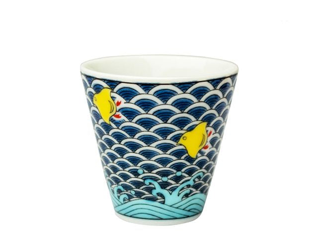 Chidori cup Tea cup KUTANI PORCELAIN SAKE CUPS