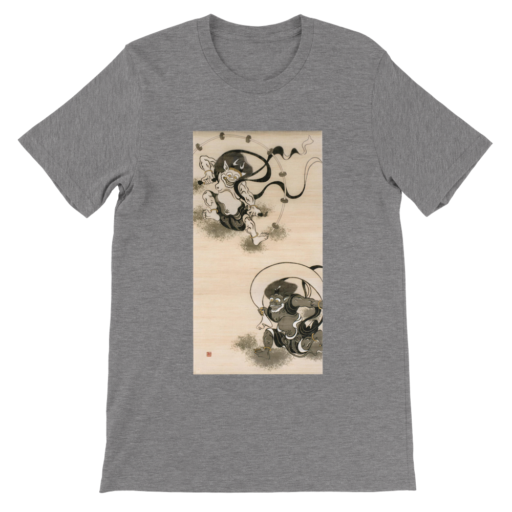 Fujin T-shirt Print Material FOR MEN T-SHIRT