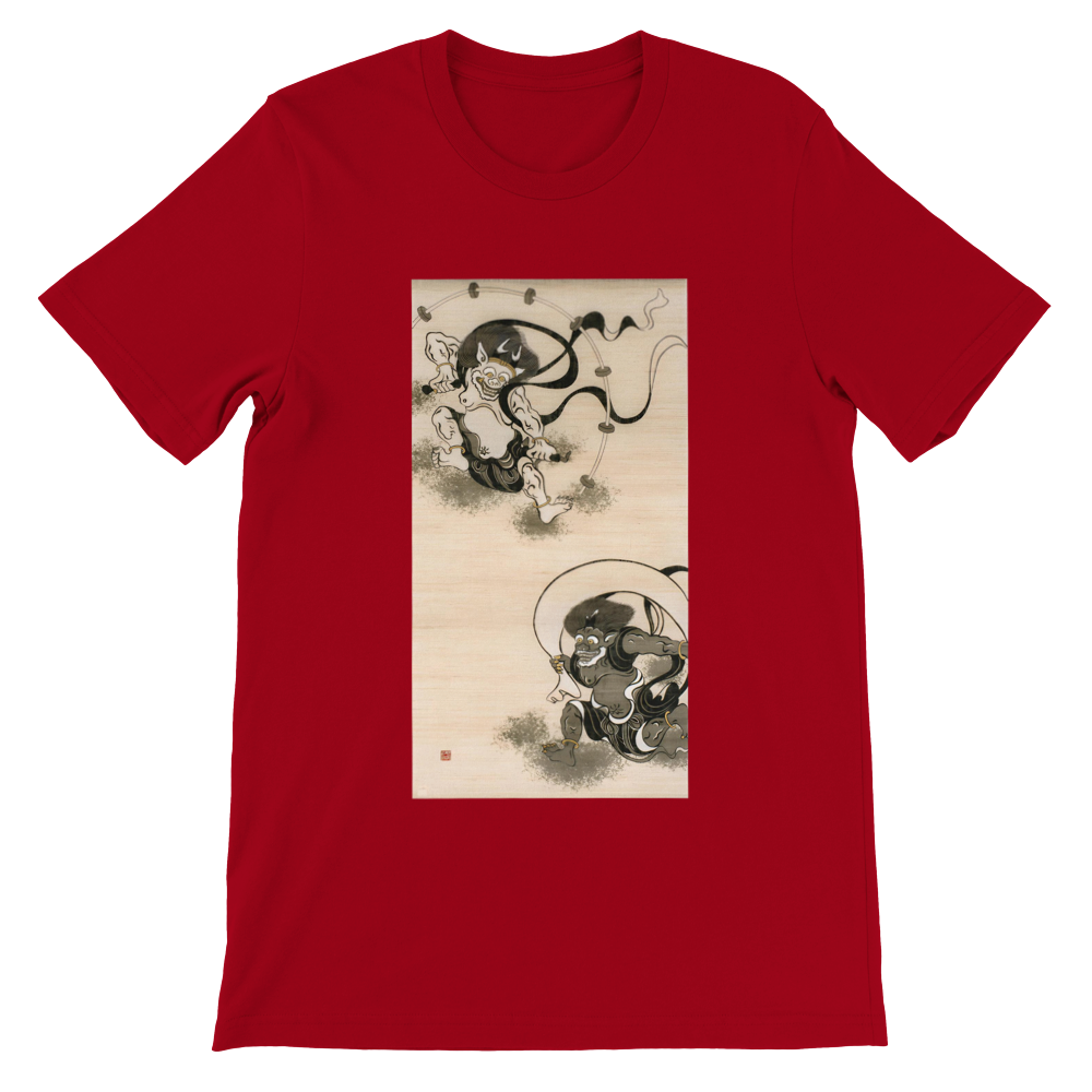 Fujin T-shirt Print Material FOR MEN T-SHIRT