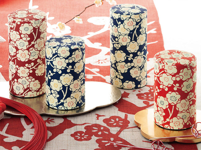 Ume roman tea canister Tea box TEA CANISTERS WASHI