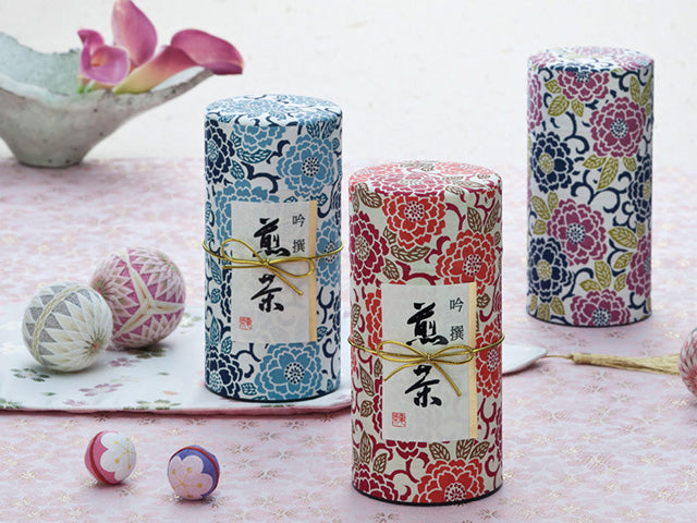 Botan tea canister Tea box TEA CANISTERS WASHI